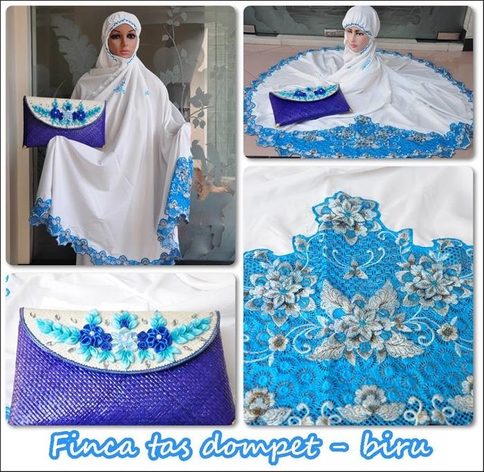 Auf Hammas Mukena mewah / Mukena dewasa / Mukena bali / Mukenah / Mukena katun jepang / Mukenah Wanita / Mukena Putih / Mukenah Murah / Mukenah Jumbo / Mukenah Remaja / Mukenah Dewasa BSY Finca Biru