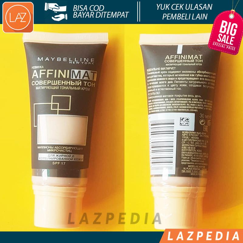 Laz COD - Maybelline Foundation AFFINIMAT / Fondation Maybeline Affinimat Tekstur dan Warna Menyatu Dengan Kulit Hasil Terihat Natural - Lazpedia A316