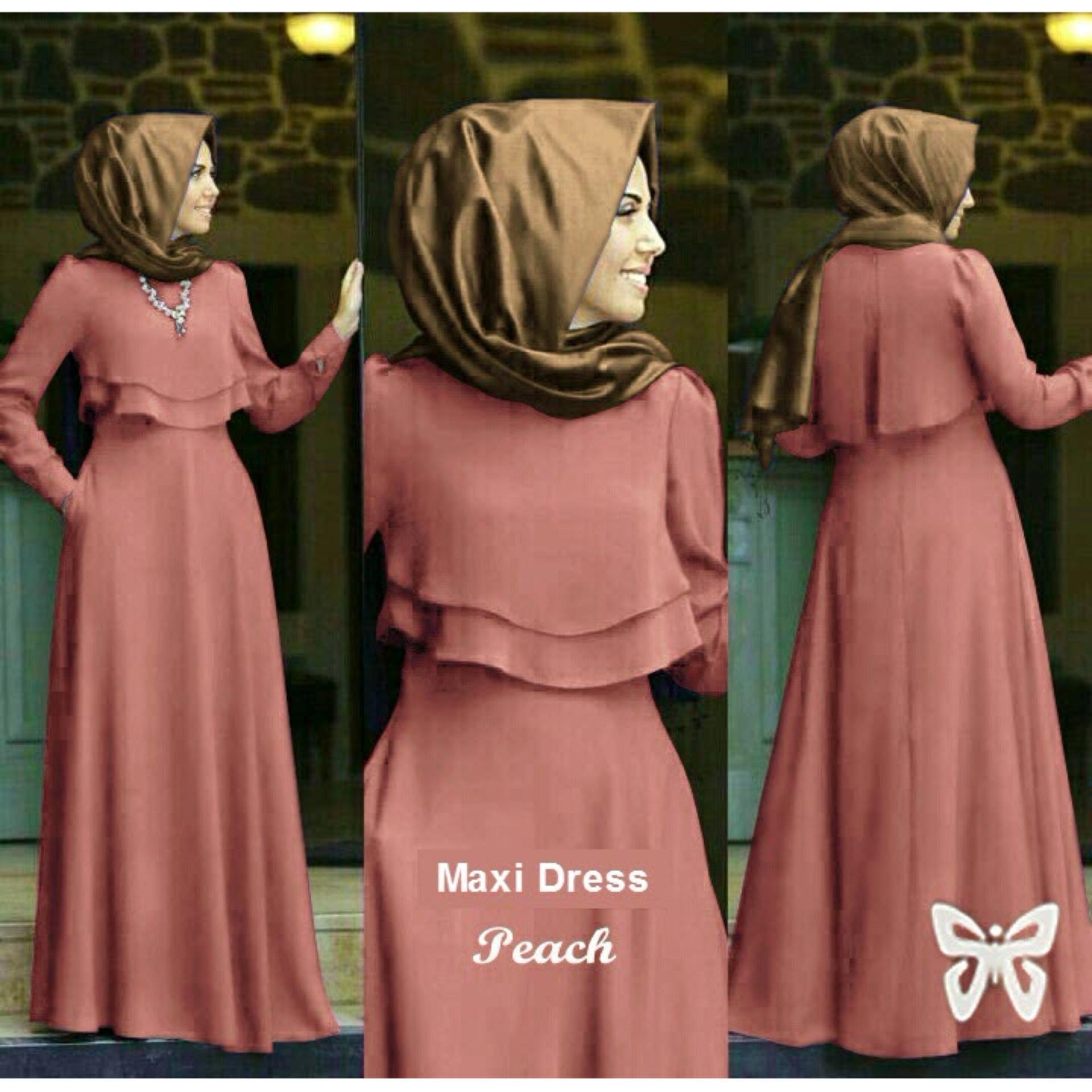 Sera Outfit Maxi Dress MSR089 / Gamis Syari / Gaun Pesta Muslimah / Baju Muslim Wanita Syar'i / Hijab / Srdahlia Sera Outfit Maxi Dress MSR089 / Gamis Syari / Gaun Pesta Muslimah / Baju Muslim Wanita Syar'i / Hijab / Srdahlia