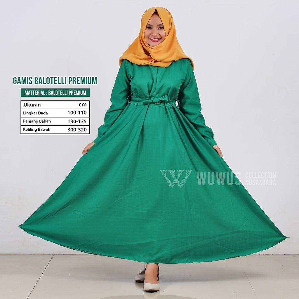 Best Promo! Grosir Kulakan Gamis Balotelli Umbrella/ Pakaian Murah / Busui Support Kode bangsa-GGT118