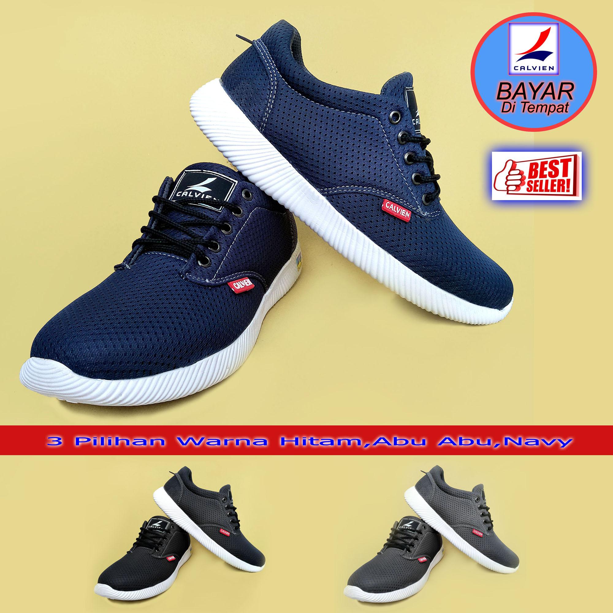 Calvien Sepatu Pria Sneakers/Sepatu Pria Kets/Sepatu Olah Raga/Sepatu Kasual Kode CL-10