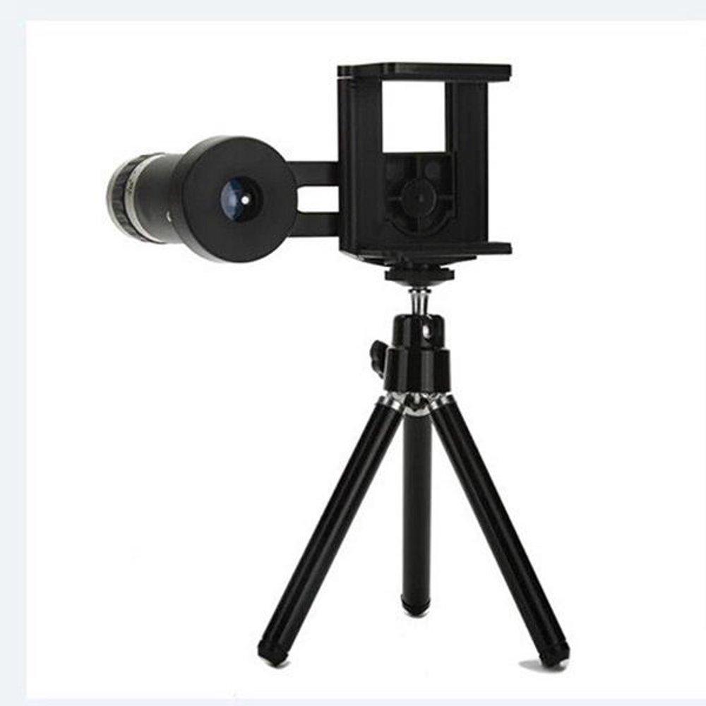 Mobile Phone Telescope Camera Telezoom 8x Zoom Kamera mini Tripod Teleskope Lensa