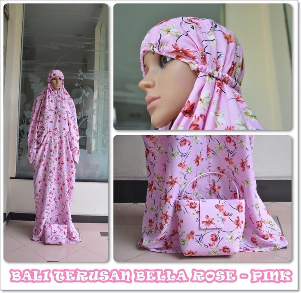 AGEN MUKENA BALI TERUSAN BELA ROSE PINK di lapak Grosir Mukena Dessy mukenadessy