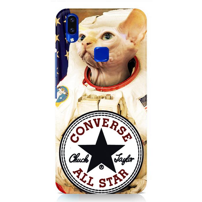 Casing Hardcase Vivo V9 Motif Astronaut Cat Converse W3097