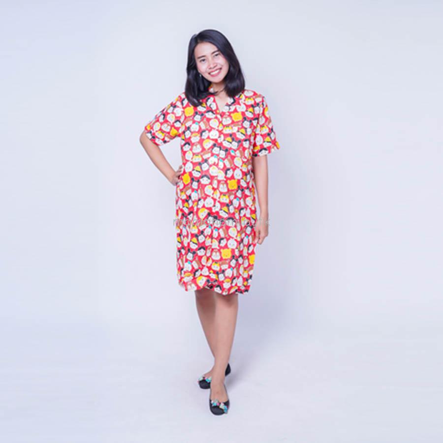 Ning Ayu Daster Hamil TsunTsun Cantik- DS 462 / daster bali / daster batik / daster ibu / daster malang / daster ibu hamil / daster menyusui / daster hamil / daster payung / daster remaja / daster kencana ungu / daster full kancing / daster kimono