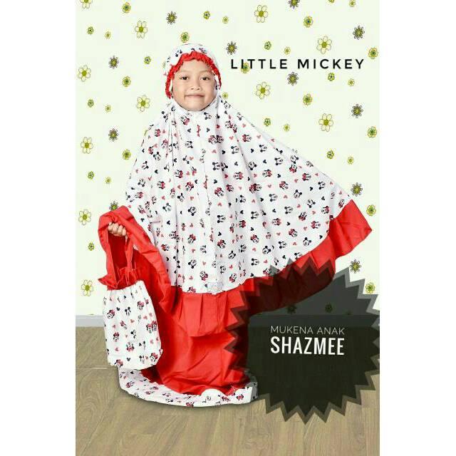 Mukena anak shazmee kain katun (XL)