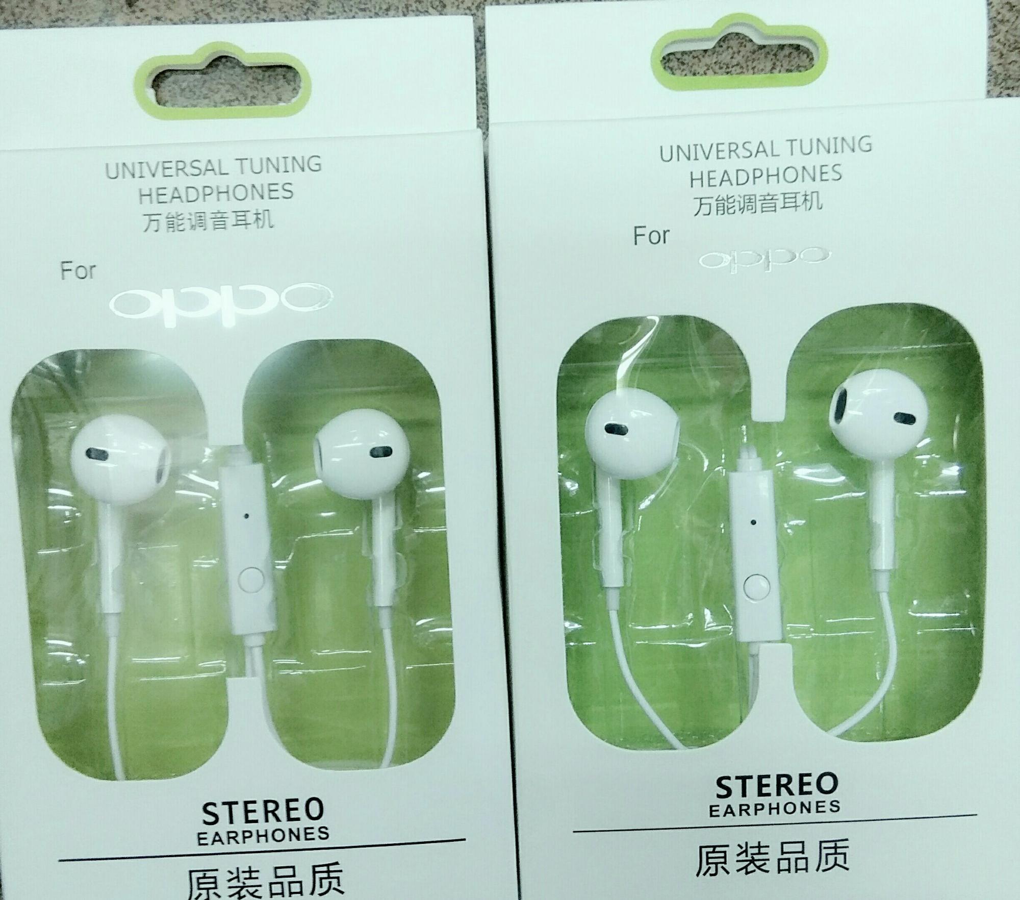 Henset Hensead Earphone Headphone Oppo White Dan Termurah