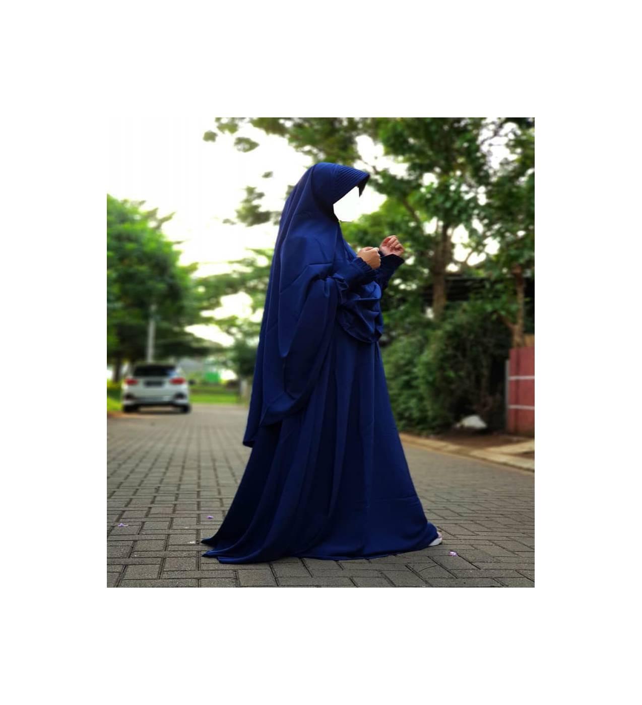 SALE Gamis dan Jilbab Syari (Syar'i) Wolfis (wolpeach)