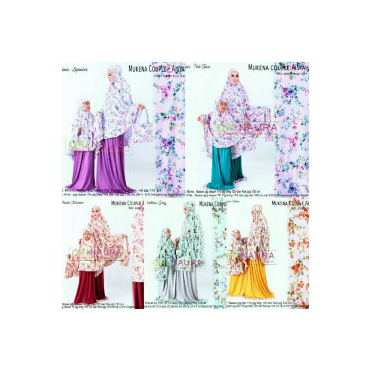 Aisyah Mukena Couple Ibu&Anak Ori Naura