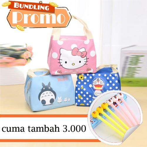BUNDLING tas piknik Korea BTA124 alat tulis set kartun SPE032IDR190000. Rp 190.000
