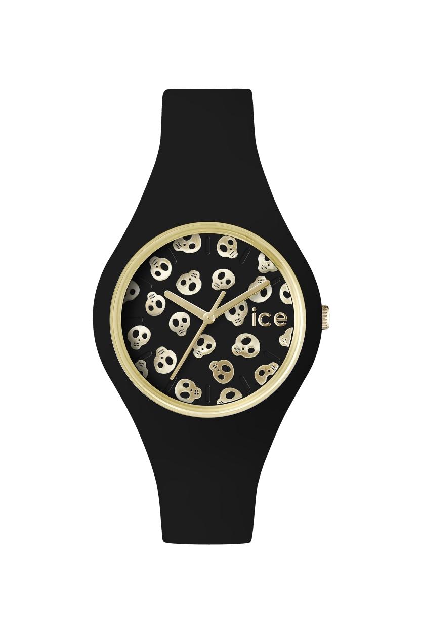 ICE WATCH = ICE.SK.BGD.S.S.15 ICE skull small black gold