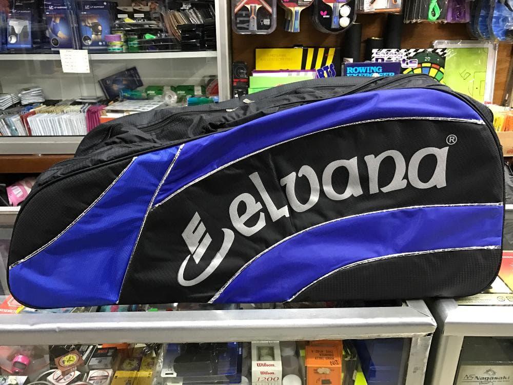 Tas raket badminton Elvana 3 resleting Murah