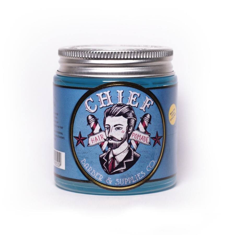 Pomade Chief Blue - Waterbased / Water Based - Free Sisir Saku - Hair Wax - Minyak Rambut
