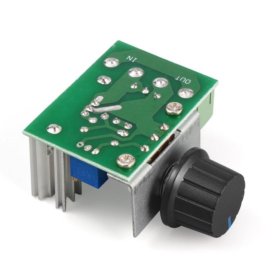 Oh 220 V 2000 Watt Tegangan Air 4 Penumpang Mobil SCR Termostat Pengatur Peredupan Lampu Dim