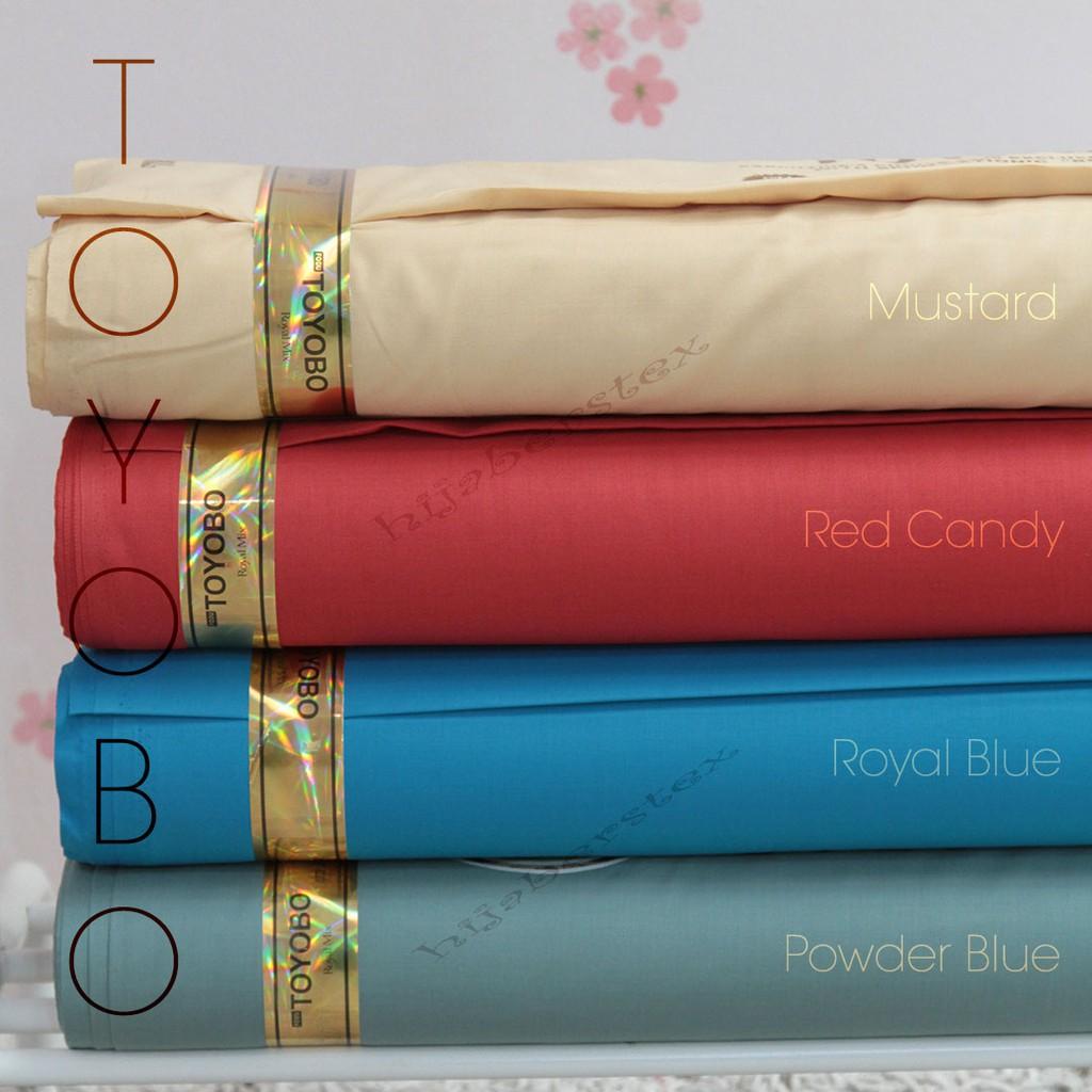 1/2 Meter Bahan Kain Katun TOYOBO Best Quality Cotton Fabrics by FODU