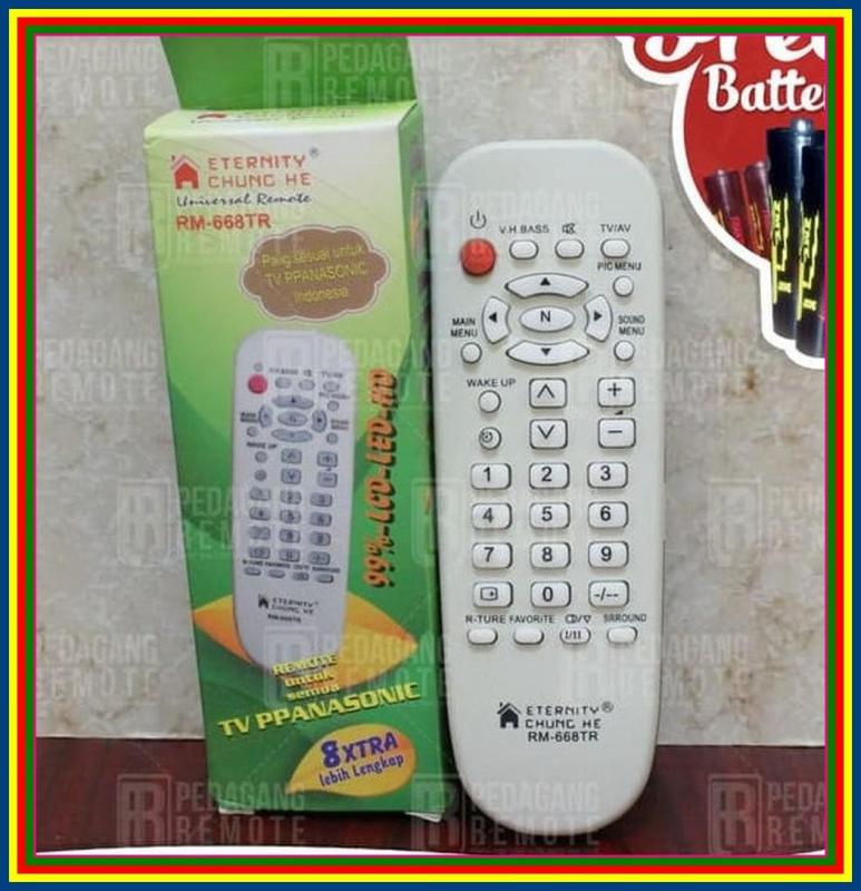 Remot Remote TV Panasonic Tabung Multi Universal