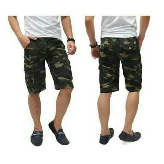 Celana Pendek Cargo Army / Celana Pendek Distro / Kargo Doreng - Cwrkli
