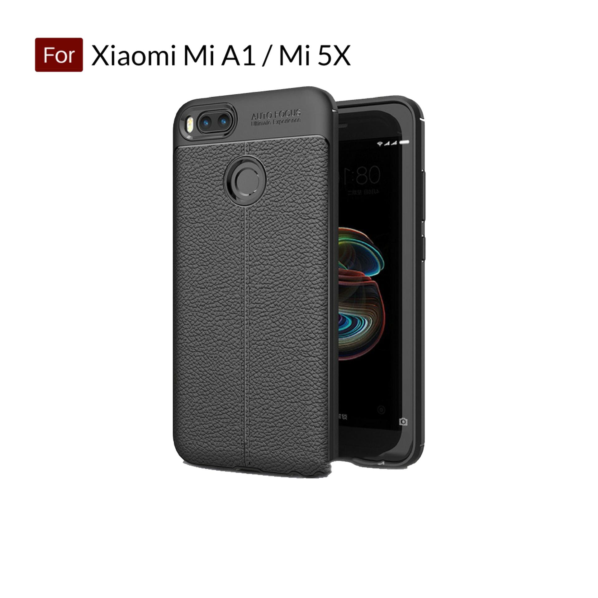 Kenzoe Case Leather Ultimate Experience Shockproof Premium Quality Hybrid Case For Xiaomi Mi A1 / Mi