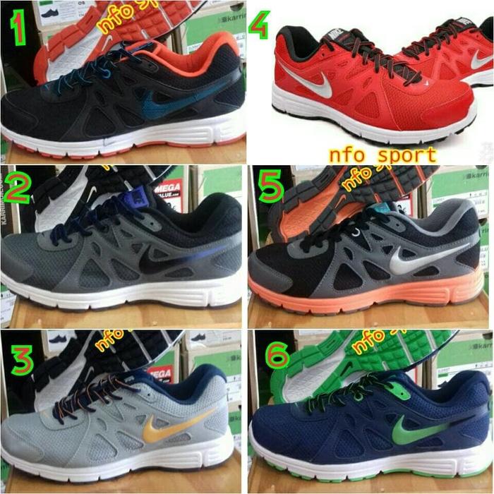 sepatu running cowok nike revolution 2 original