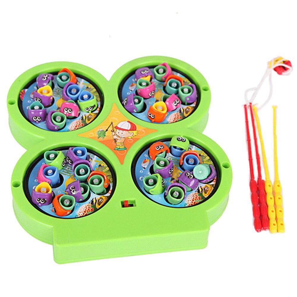 MOMO Toys Fishing Game Small 4 Kolam - Mainan Pancingan Ikan