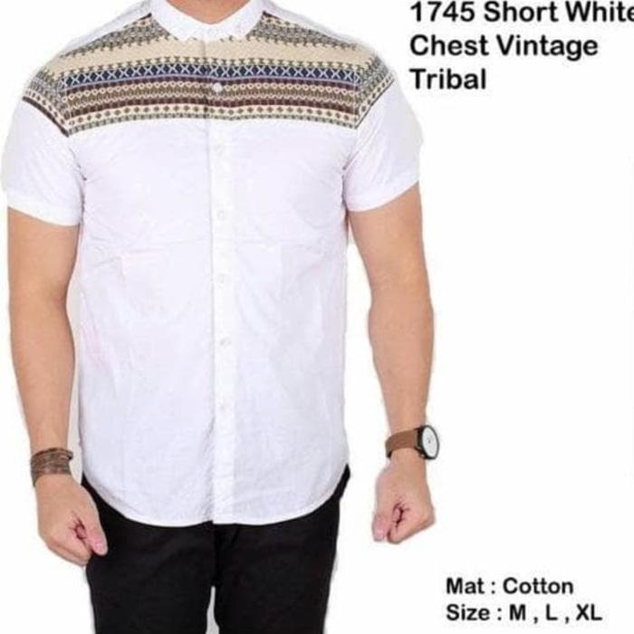 Terpopuler JUAL KEMEJA PUTIH KEMEJA PRIA PUTIH MIX BATIK TERLARIS