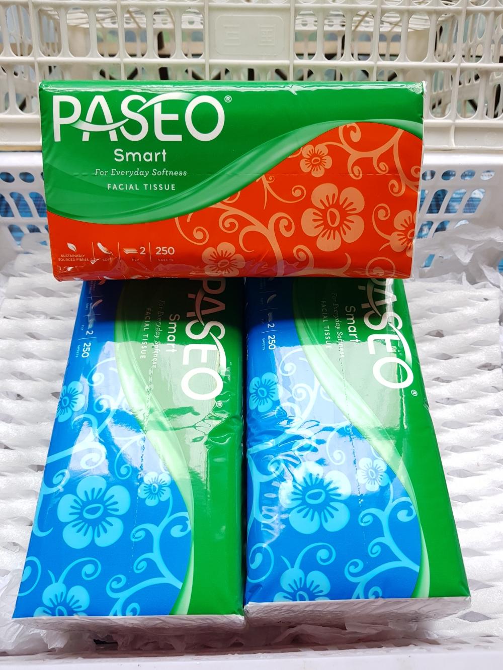 VANILLA-STORE ~ PASEO Original Tisu Tissue Smart 250 Sheets 2 ply ~ PAKET ISI 3pcs