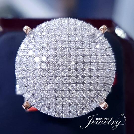 Cincin EMAS BERLIAN Eropa 1,49 Carat ASLI NATURAL DIAMOND Kawin Nikah