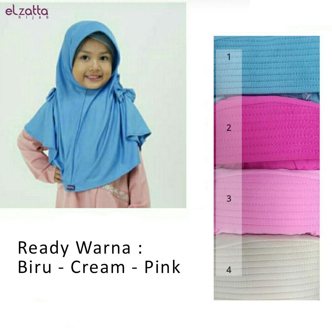 Elzatta Hijab / Hijab Anak / Hijab Instan Anak / Bergo Anak / Elzatta Basic / E004