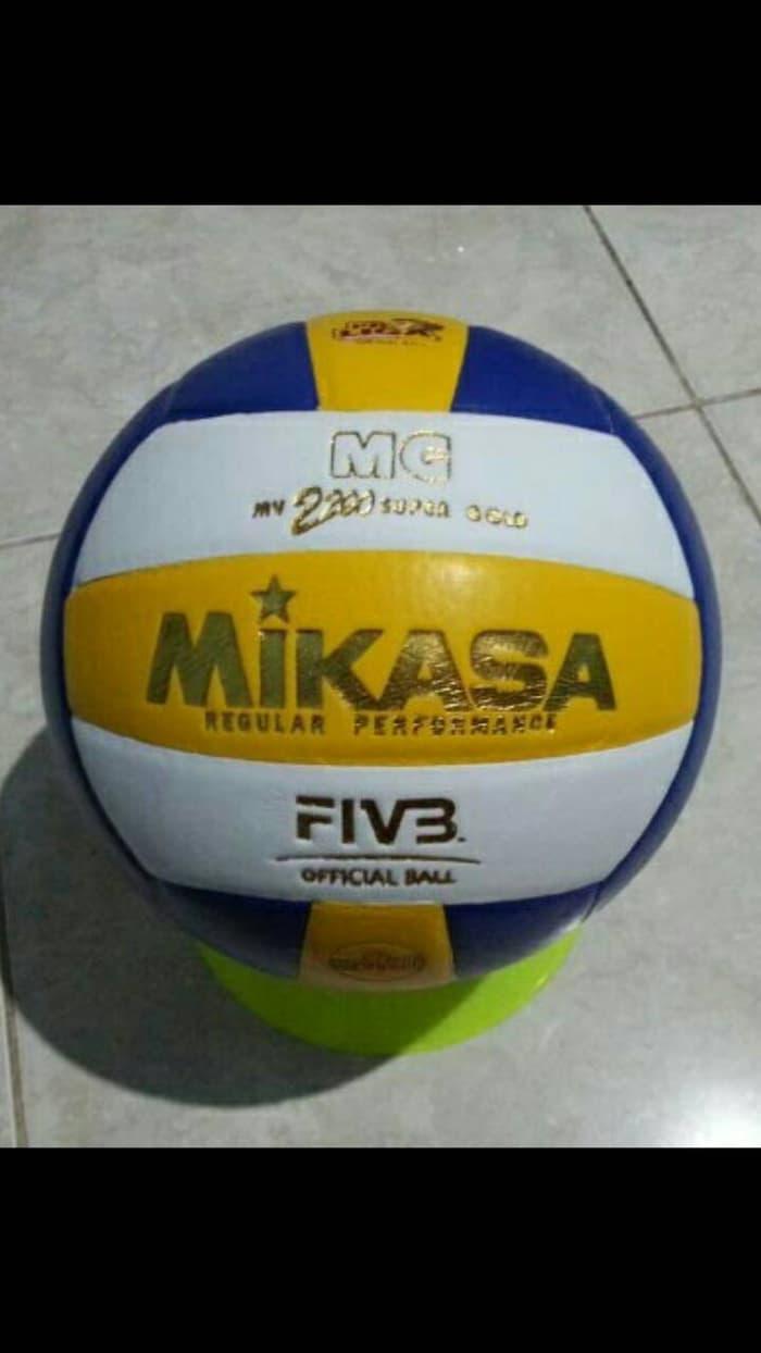 ORIGINAL!!! Bola Voli Mikasa 2200 KW ORI Super Gold - MK7J77