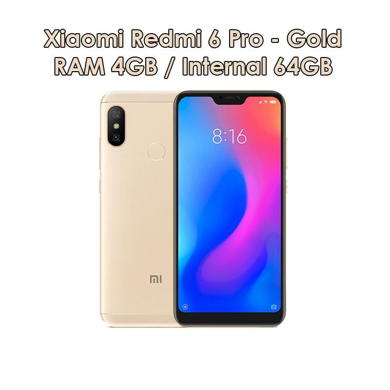 Xiaomi Redmi 6 Pro (A2 Lite MIUI) - 4GB 64GB (4/64) - Black / Gold / Red - Baru NEW - Distributor