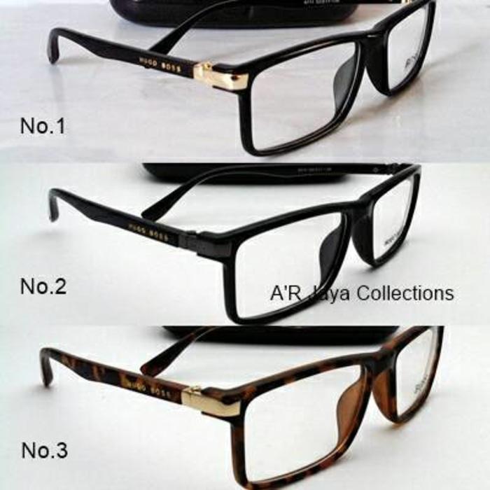 PROMO..Frame Kacamata Hugo Boss + lensa minus NEW