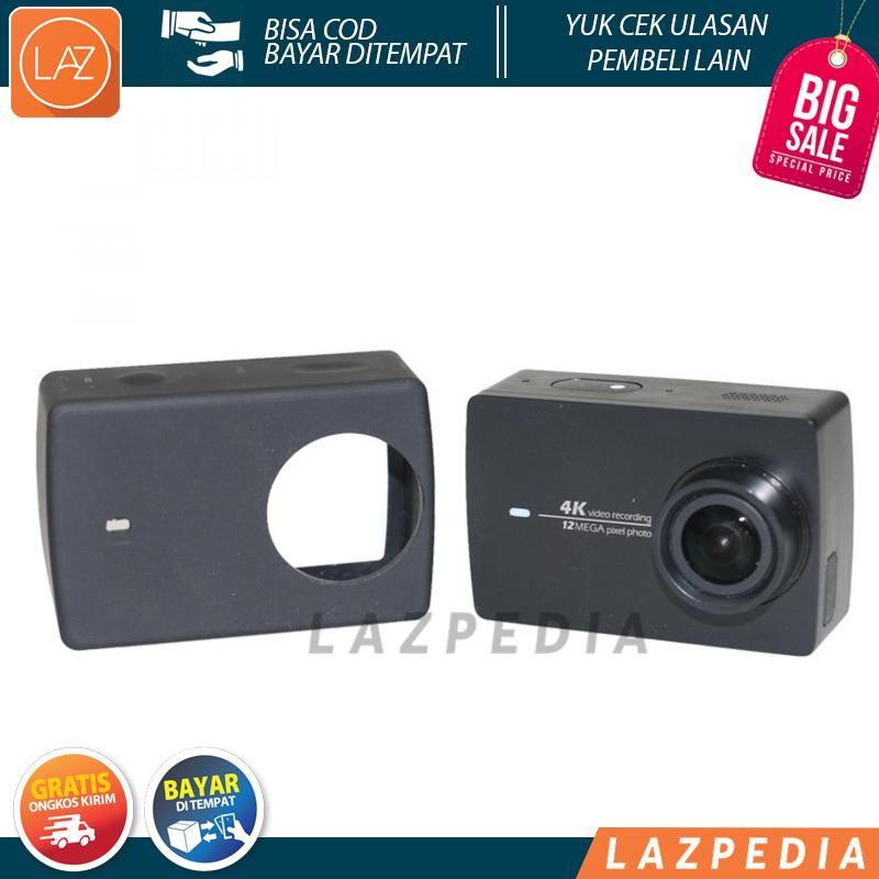 Laz COD - Action Camera Silicone Case + Lens Cover For Xiaomi Yi 2 4K / Yi Lite Dilengkapi Dengan Lens Cover Agar Lensa Kamera Tetap Terjaga - Lazpedia A472
