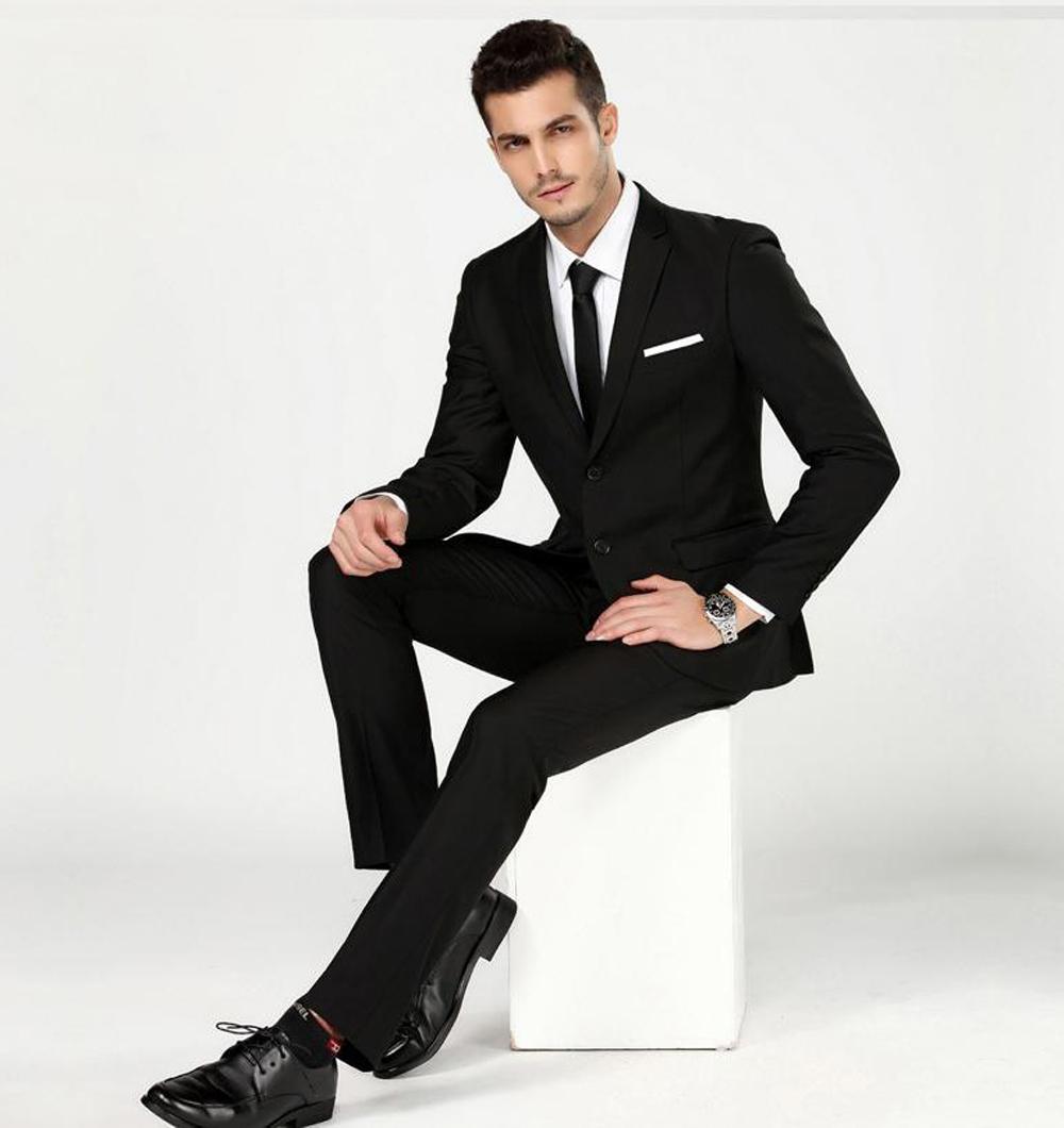 Setelan Jas Formal Business Youth - Jas Formal Basic - Jas Pria Formal Meet & Great ( Jas + Celana ) - Black