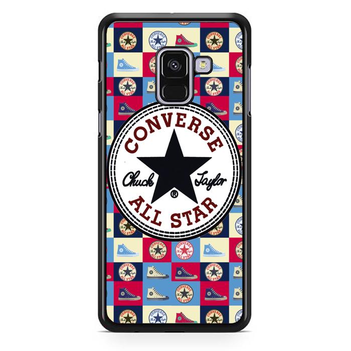 Casing Hardcase Samsung Galaxy A8 2018 Motif Converse W3050