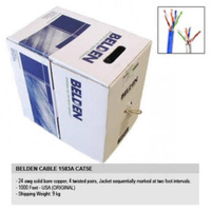 Kabel Utp Belden Usa, Cat 5, 1 Roll, Original