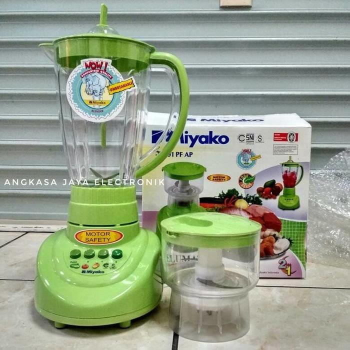 ORIGINAL!!! Blender + Chopper Miyako 1,5 Lt 2in1 Hijau, 300 watt. CH-501 PF/AP - 3EvhK4