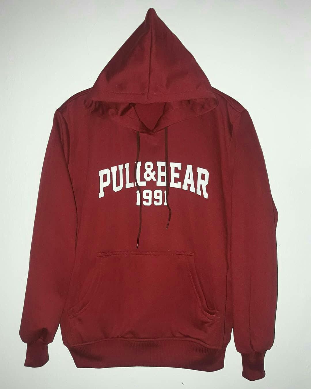 Jaket Sweater Pull and Bear Marun