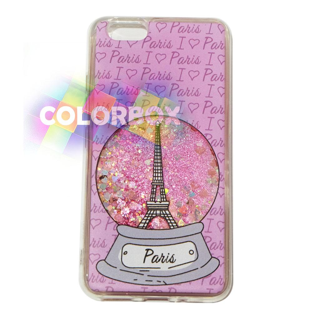 MR Liquid Glitter Water Custom Case Vivo Y53 2017 / Silikon Soft Case Water Glamour Vivo Y53 2017 / Casing Vivo Y53 2017 / Case Unik / Jelly Case - Paris