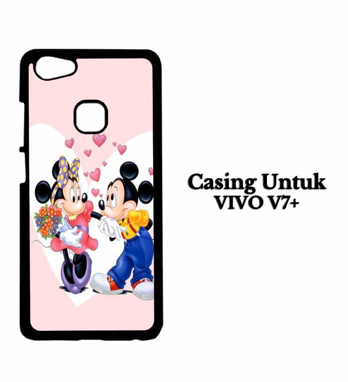 Casing VIVO V7 PLUS baby mickey mouse wallpaper mobile Hardcase Custom Case Se7enstores