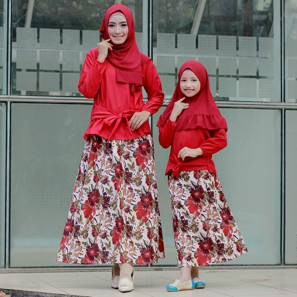 DIONISIA Kinara Dress Couple Wanita Family / Dress Muslim / Gamis Wanita / Baju Muslim / Hijab Muslim / Fashion Muslim / Syar'i Muslim / Maxi Dress Lengan Panjang / Gamis Modern