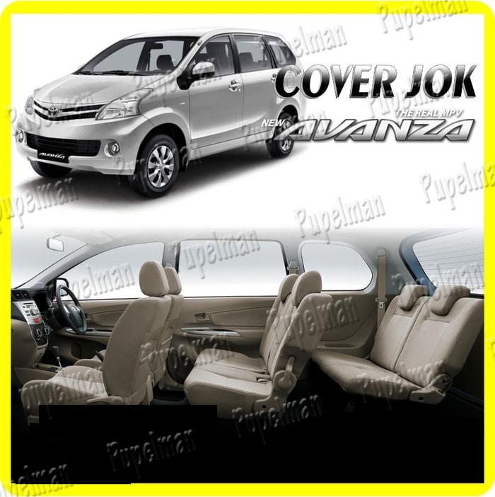 Full Set 3 Baris Aksesoris Avanza Xenia Veloz Cover Sarung Jok headrest head rest Bantal Kepala Tempat Duduk Pelapis Jok Kulit MObil Asesoris Accesoris Mobil All New Avanza Veloz Oskar Oscar