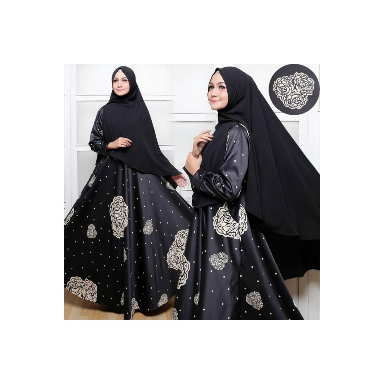Baju Pengantin Muslimah 118559 SYARI MAXMARA SAFIRA HITAM