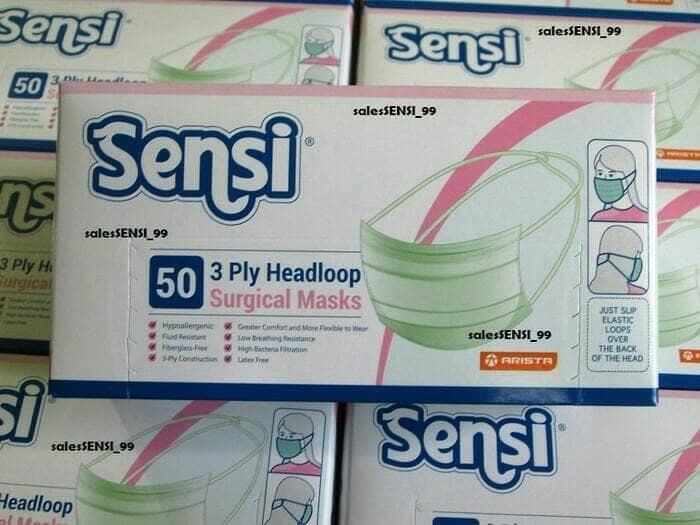 Info Harga Masker Sensi Headloop Baru dan Bekas di