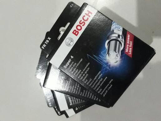 (** free ongkir *(( Busi BOSCH SUPER 4 FR78X Honda Jazz City Freed Brio Mobilio promo/brio
