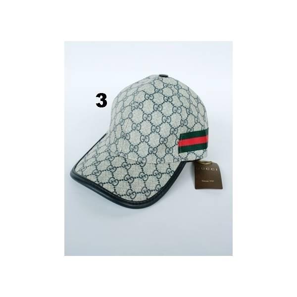 Topi 100% Import Gucci Kombinasi Kulit