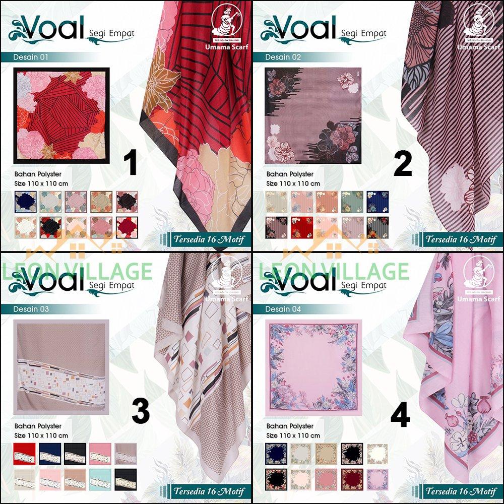 Jilbab Segi Empat Voal Umama Scarf (RANDOM)