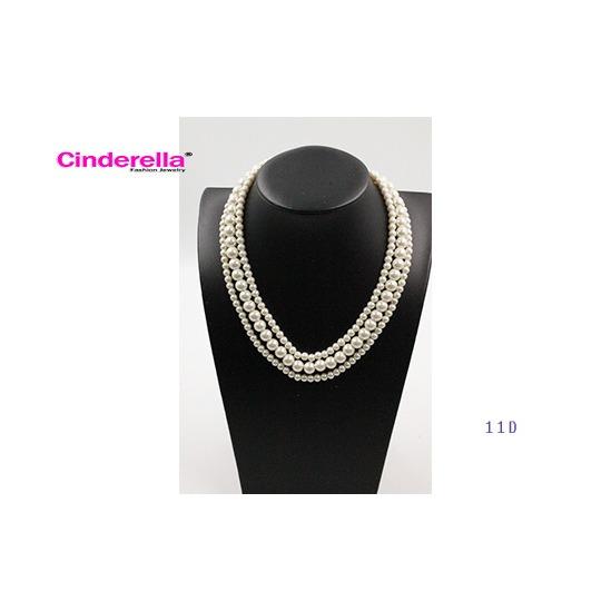 KALUNG MUTIARA KOREA 3 LILIT PENDEK AKSESORIS WANITA MURAH WANITA