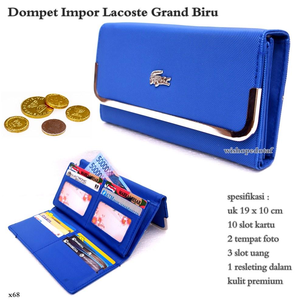 Dompet wanita lacoste grand import