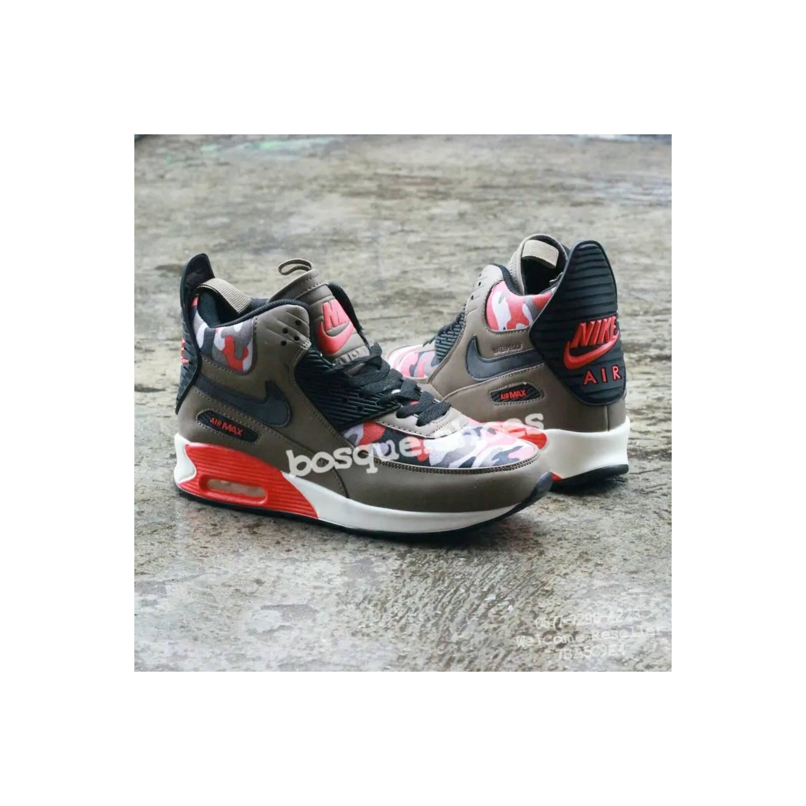 sepatu basket pria nike airmax army impor vietnam