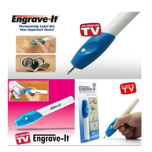 Engrave It Pen - Alat Ukir Elektrik Grafir Kayu Kaca Portable EZ Pena Tool Carve